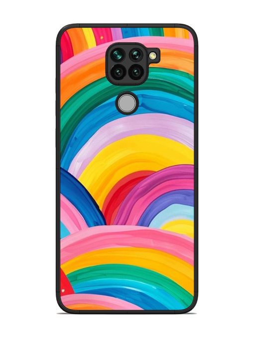 Rainbow Symphony Glossy Soft Edge Case for Xiaomi Redmi Note 9 Chachhi