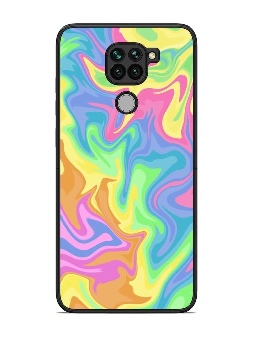 Whimsical Swirl Glossy Soft Edge Case for Xiaomi Redmi Note 9