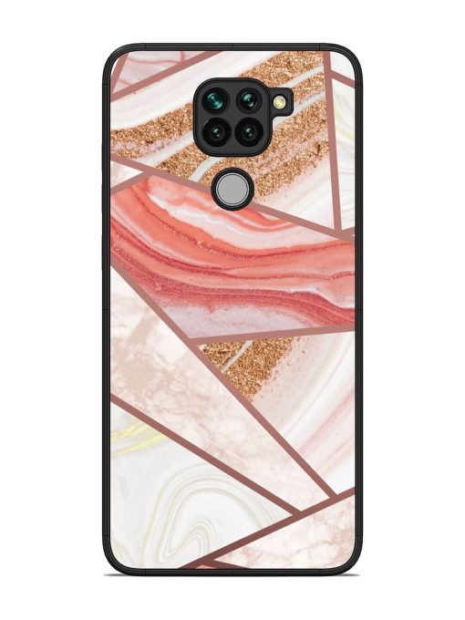 Rosy Mosaic Glossy Soft Edge Case for Xiaomi Redmi Note 9 Chachhi