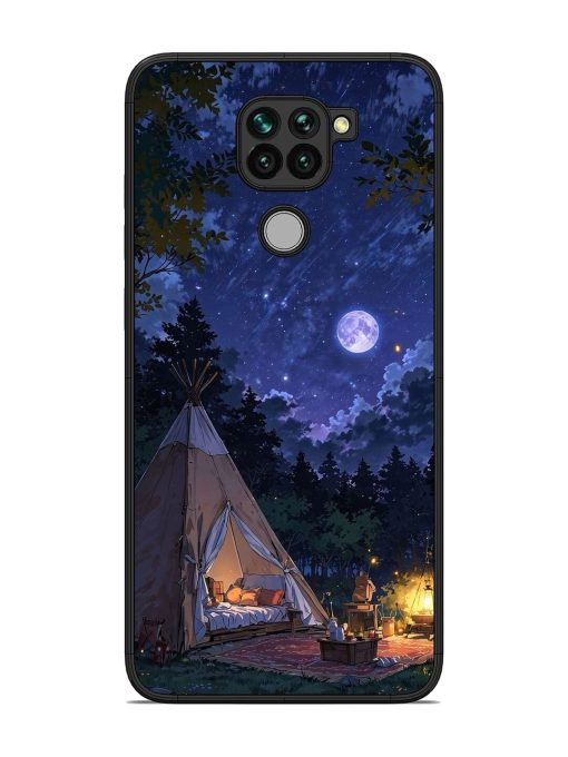 Moonlight Camping Glossy Soft Edge Case for Xiaomi Redmi Note 9 Chachhi