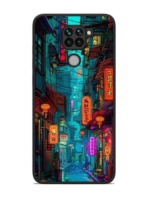 Neon Nightscape Glossy Soft Edge Case for Xiaomi Redmi Note 9 Chachhi