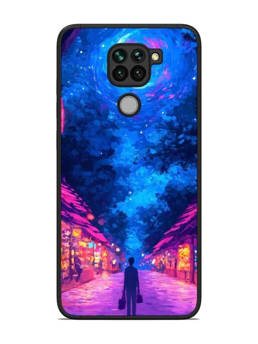 Neon Nightscape Glossy Soft Edge Case for Xiaomi Redmi Note 9 Chachhi