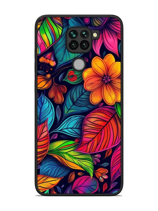 Rainbow Of Blooms Glossy Soft Edge Case for Xiaomi Redmi Note 9