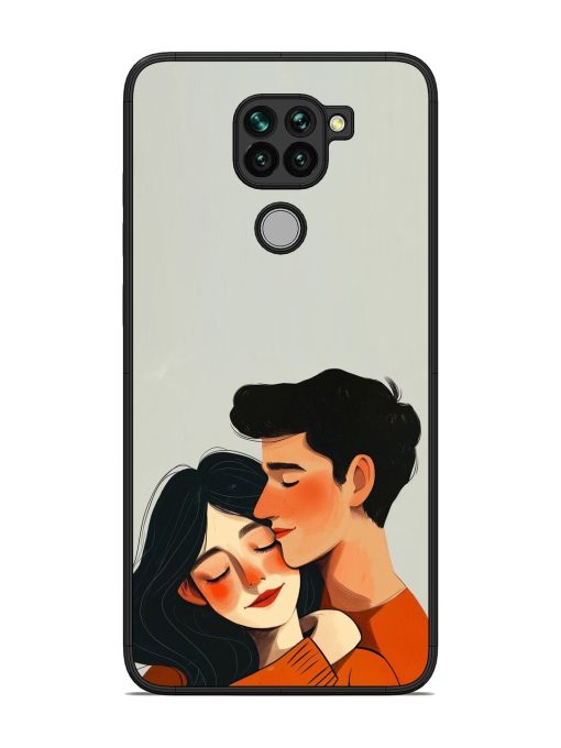 Craft Couples Glossy Soft Edge Case for Xiaomi Redmi Note 9 Chachhi