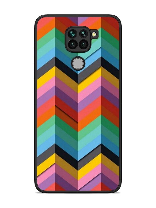 Colorful Zigzag Glossy Soft Edge Case for Xiaomi Redmi Note 9 Chachhi