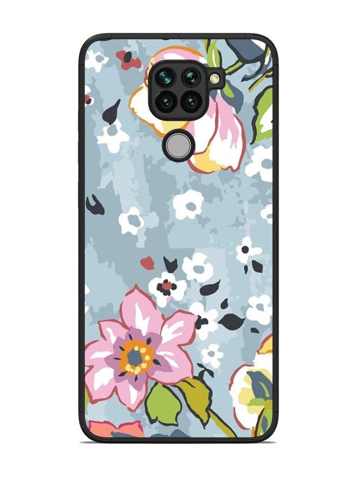 Floral Fantasy Glossy Soft Edge Case for Xiaomi Redmi Note 9 Chachhi