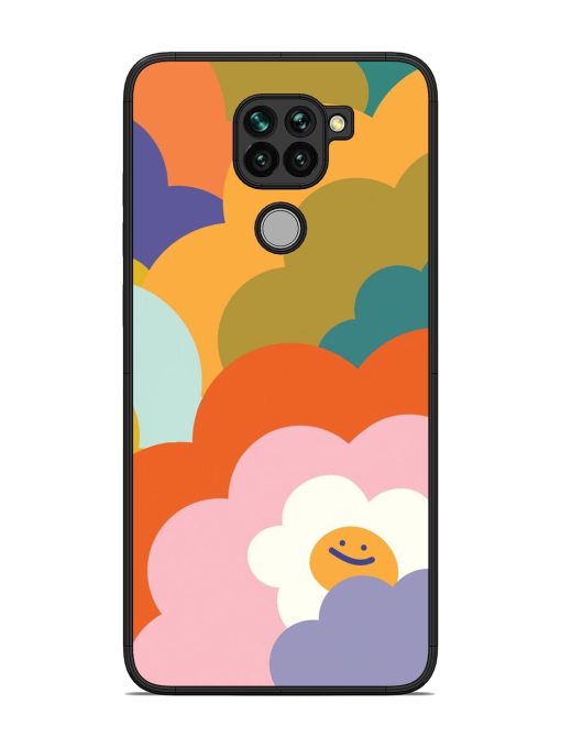 Happy Flower Power Glossy Soft Edge Case for Xiaomi Redmi Note 9