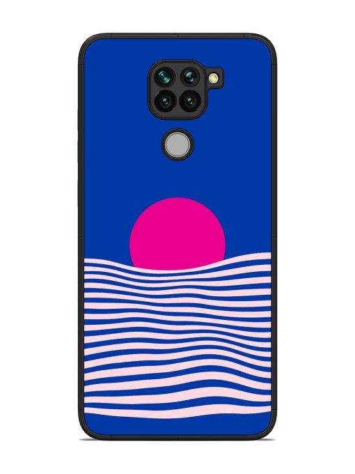 Pink Sunset Over Blue Waves Glossy Soft Edge Case for Xiaomi Redmi Note 9 Chachhi