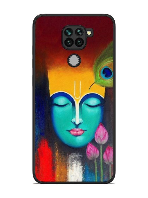 Divine Tranquility: The Face Of Krishna Glossy Soft Edge Case for Xiaomi Redmi Note 9 Chachhi