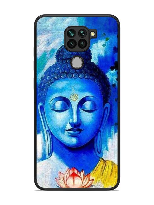 Serene Buddha With Lotus Glossy Soft Edge Case for Xiaomi Redmi Note 9