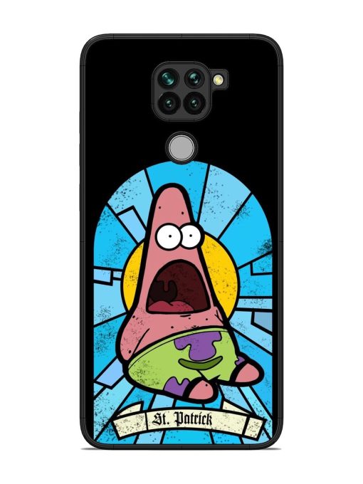 St. Patrick'S Day Stained Glass Patrick Star Glossy Soft Edge Case for Xiaomi Redmi Note 9 Chachhi