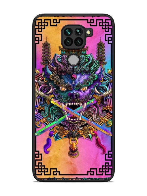 Psychedelic Fu Dog Tapestry Glossy Soft Edge Case for Xiaomi Redmi Note 9 Chachhi