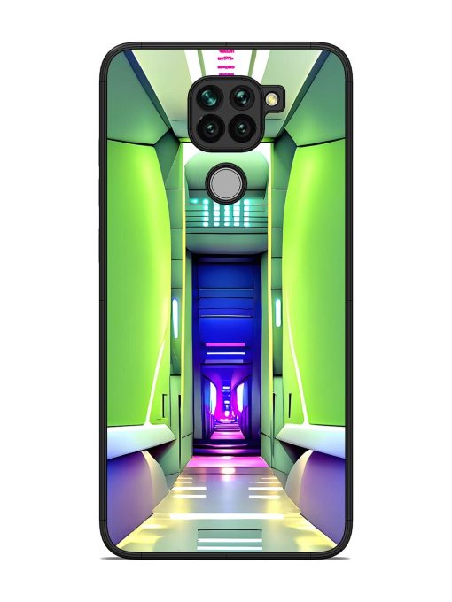 Neon Corridor Glossy Soft Edge Case for Xiaomi Redmi Note 9 Chachhi