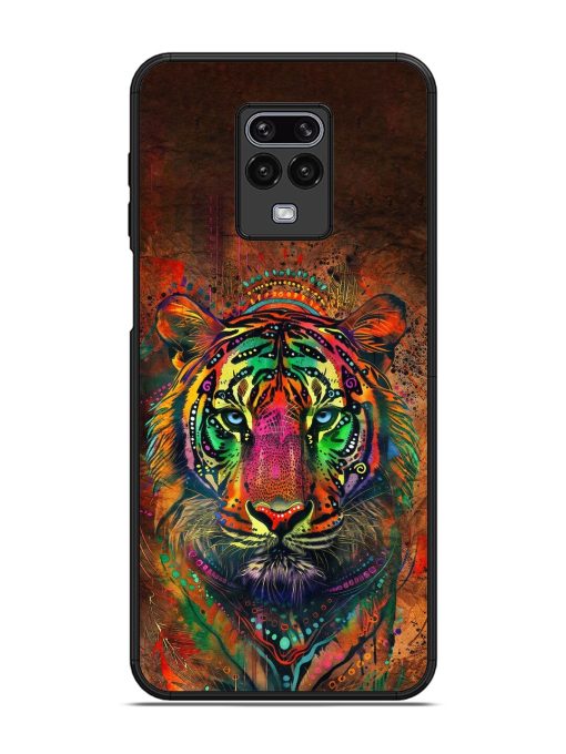 Cosmic Tiger Glossy Soft Edge Case for Xiaomi Redmi Note 9 Pro Chachhi