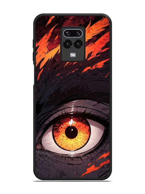 Inferno Gaze Glossy Soft Edge Case for Xiaomi Redmi Note 9 Pro