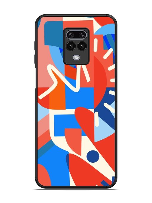 Abstract Harmony Glossy Soft Edge Case for Xiaomi Redmi Note 9 Pro Chachhi