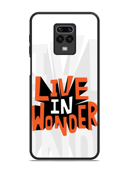 Wonder Burst Glossy Soft Edge Case for Xiaomi Redmi Note 9 Pro Chachhi