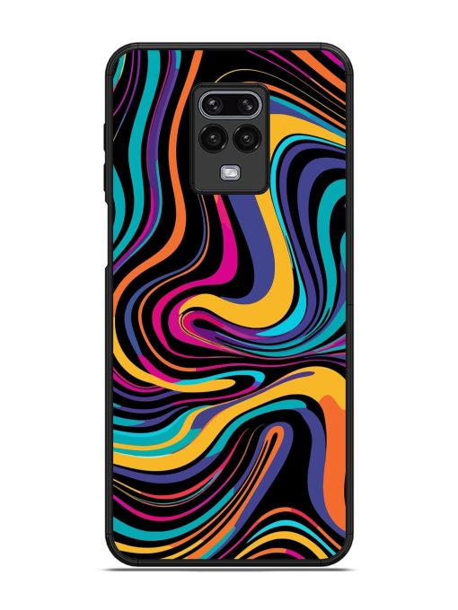 Psychedelic Swirl Glossy Soft Edge Case for Xiaomi Redmi Note 9 Pro Chachhi