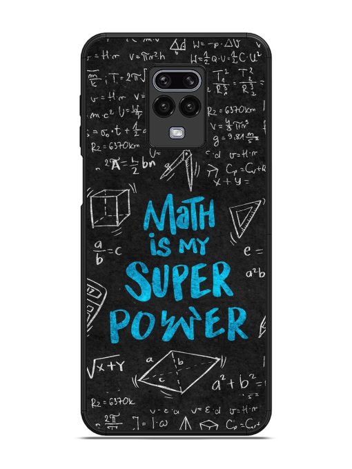 Math Magic Glossy Soft Edge Case for Xiaomi Redmi Note 9 Pro Chachhi