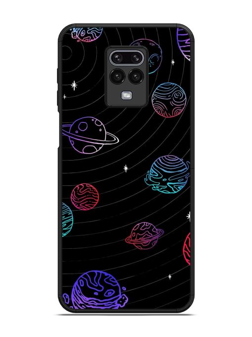 Cosmic Ballet Glossy Soft Edge Case for Xiaomi Redmi Note 9 Pro Chachhi