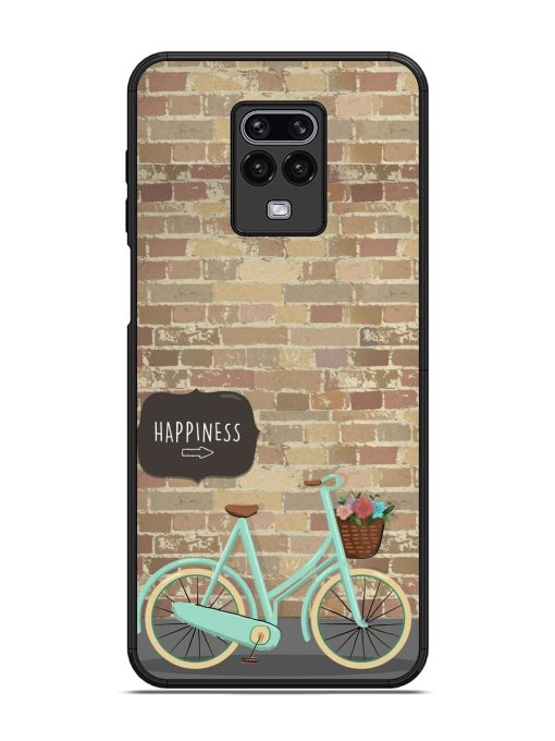 Pedaling Towards Happiness Glossy Soft Edge Case for Xiaomi Redmi Note 9 Pro Chachhi