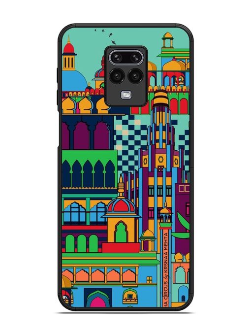 Indian Tapestry Glossy Soft Edge Case for Xiaomi Redmi Note 9 Pro Chachhi