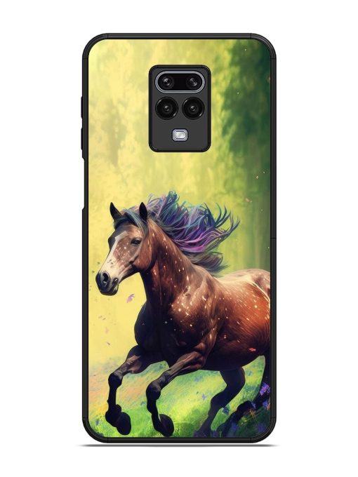 Enchanted Gallop Glossy Soft Edge Case for Xiaomi Redmi Note 9 Pro Chachhi