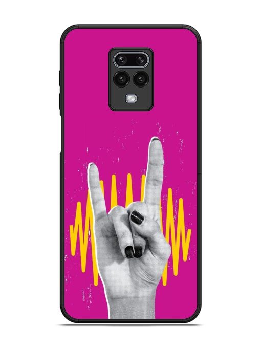 Rock Hand Glossy Soft Edge Case for Xiaomi Redmi Note 9 Pro Chachhi