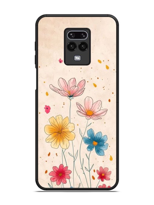 Delicate Bloom Glossy Soft Edge Case for Xiaomi Redmi Note 9 Pro Chachhi