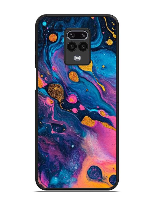 Cosmic Swirl Glossy Soft Edge Case for Xiaomi Redmi Note 9 Pro Chachhi