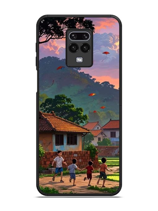 Sunset Play Glossy Soft Edge Case for Xiaomi Redmi Note 9 Pro Chachhi