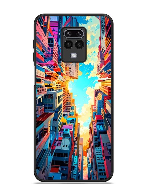 Skyward City Glossy Soft Edge Case for Xiaomi Redmi Note 9 Pro Chachhi