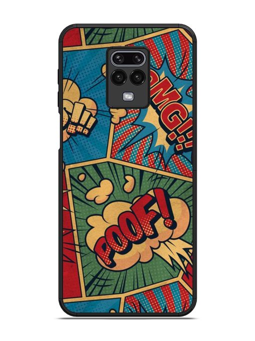 Comic Book Chaos Glossy Soft Edge Case for Xiaomi Redmi Note 9 Pro