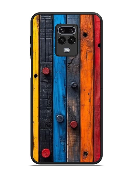 Rainbow Plank Glossy Soft Edge Case for Xiaomi Redmi Note 9 Pro Chachhi