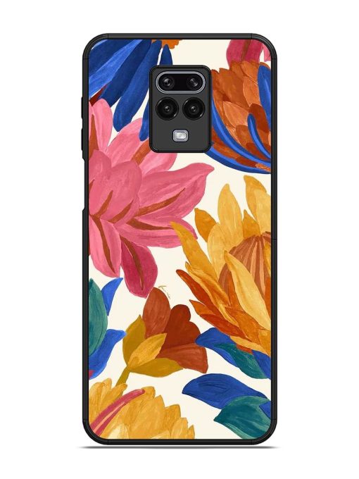 Blooming Tapestry Glossy Soft Edge Case for Xiaomi Redmi Note 9 Pro