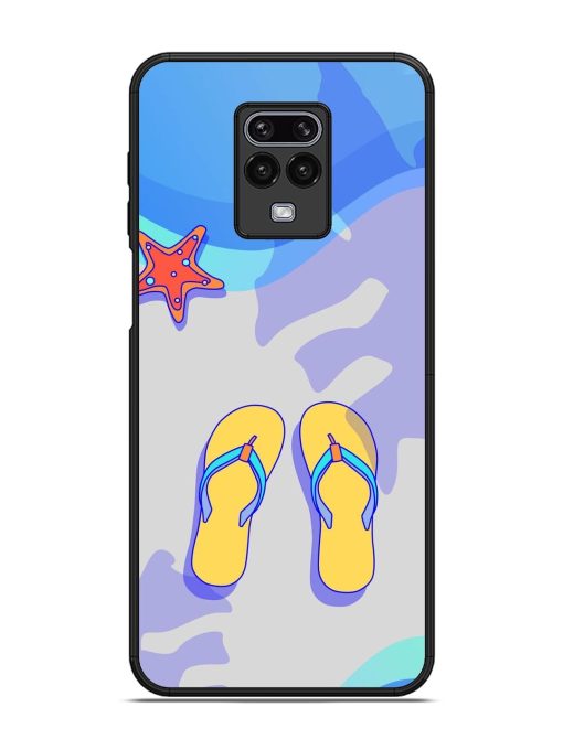 Sandy Toes And Salty Seas Glossy Soft Edge Case for Xiaomi Redmi Note 9 Pro Chachhi