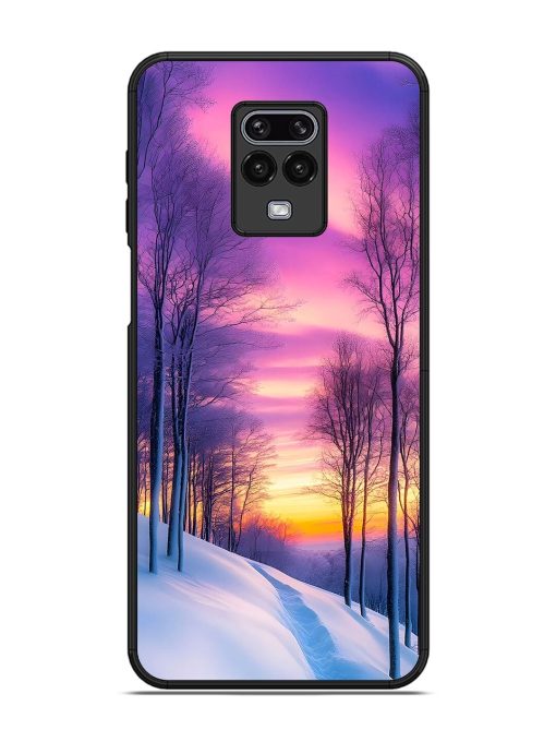 Winter'S Purple Haze Glossy Soft Edge Case for Xiaomi Redmi Note 9 Pro Chachhi