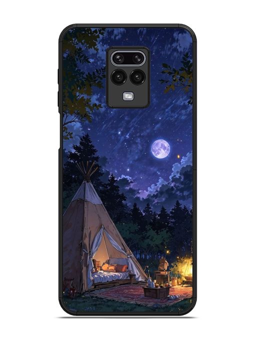 Moonlight Camping Glossy Soft Edge Case for Xiaomi Redmi Note 9 Pro Chachhi