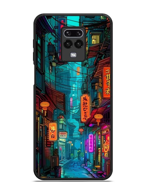 Neon Nightscape Glossy Soft Edge Case for Xiaomi Redmi Note 9 Pro Chachhi