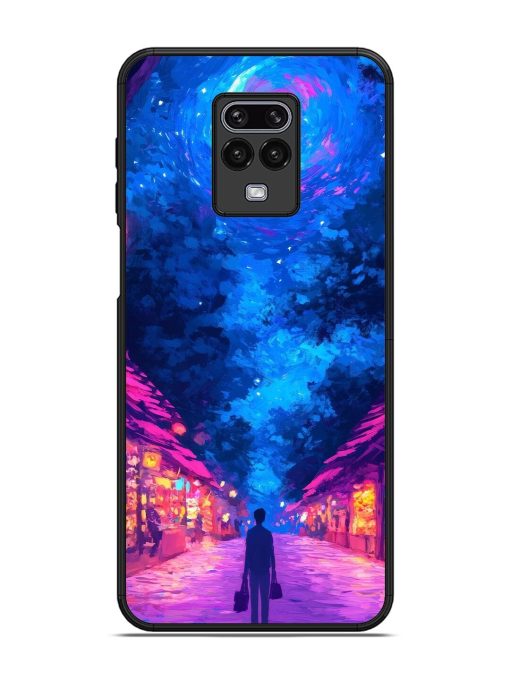 Neon Nightscape Glossy Soft Edge Case for Xiaomi Redmi Note 9 Pro Chachhi