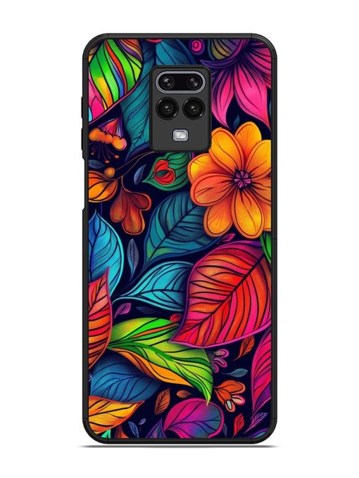 Rainbow Of Blooms Glossy Soft Edge Case for Xiaomi Redmi Note 9 Pro Chachhi