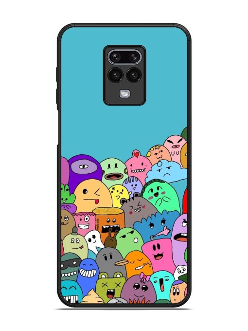 Monster Mash Glossy Soft Edge Case for Xiaomi Redmi Note 9 Pro Chachhi