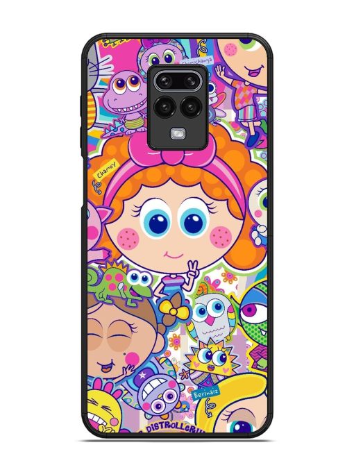 Distroller Friends Glossy Soft Edge Case for Xiaomi Redmi Note 9 Pro Chachhi