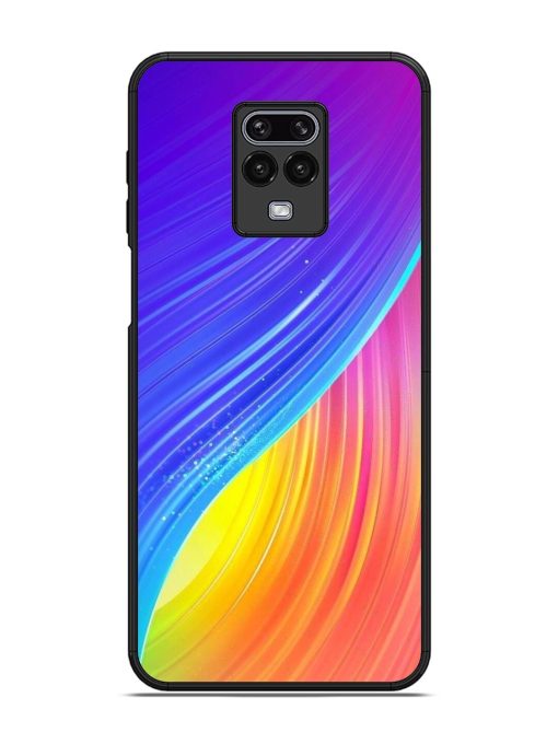 Neon Swirl Glossy Soft Edge Case for Xiaomi Redmi Note 9 Pro