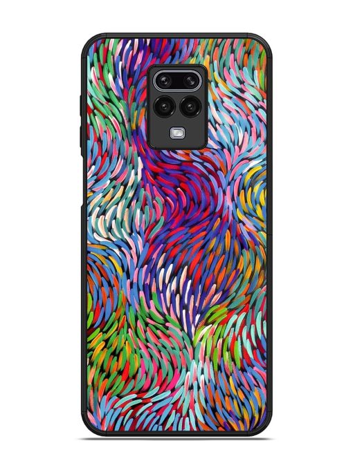 Vibrant Waves Glossy Soft Edge Case for Xiaomi Redmi Note 9 Pro Chachhi