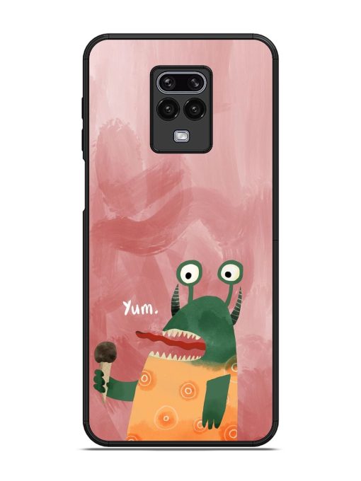 Hungry Monster Glossy Soft Edge Case for Xiaomi Redmi Note 9 Pro Chachhi