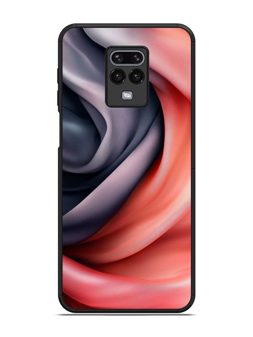 Swirling Silk Glossy Soft Edge Case for Xiaomi Redmi Note 9 Pro Chachhi