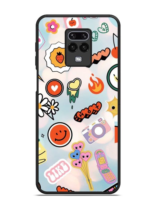 Cheerful Glossy Soft Edge Case for Xiaomi Redmi Note 9 Pro Chachhi