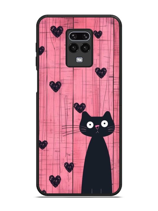 Feline Valentine'S Day Glossy Soft Edge Case for Xiaomi Redmi Note 9 Pro