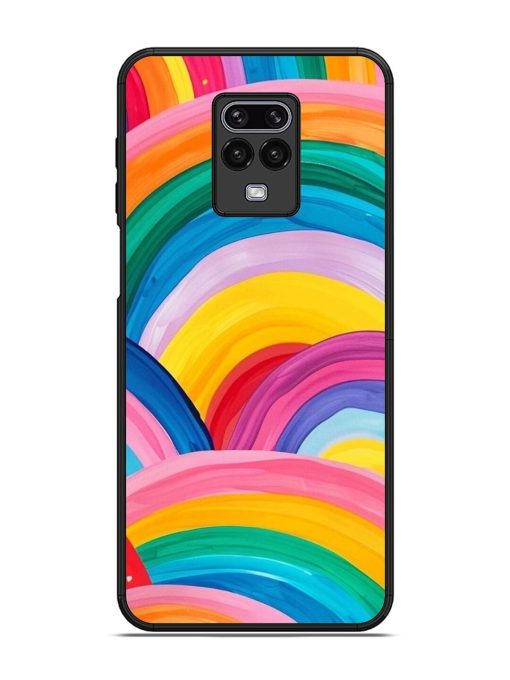 Rainbow Cascade Glossy Soft Edge Case for Xiaomi Redmi Note 9 Pro